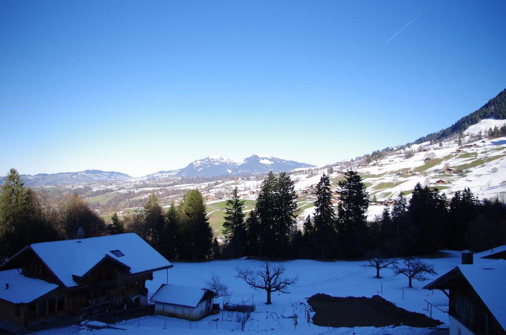 Appartement Niesenblick à Reichenbach im Kandertal Chambre photo